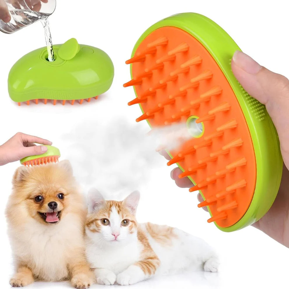 PetSphere™ Cepillo a Vapor Suave para Mascotas