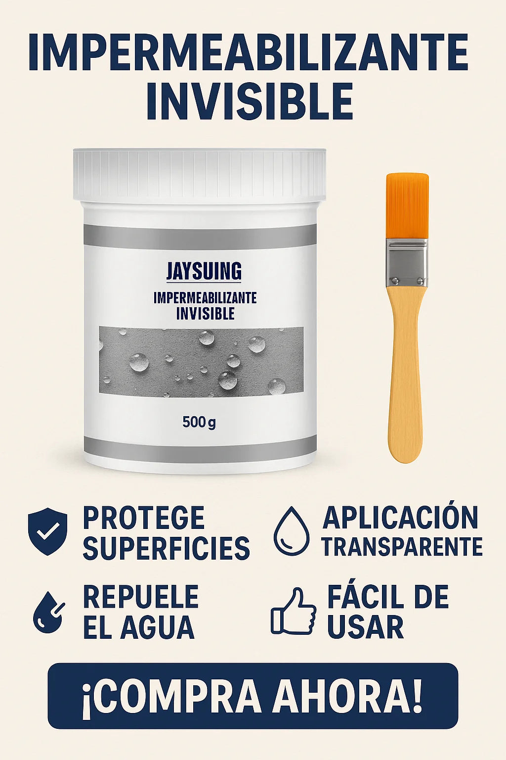 Impermeabilizante Transparente sella filtraciones, moho y humedad sin obras